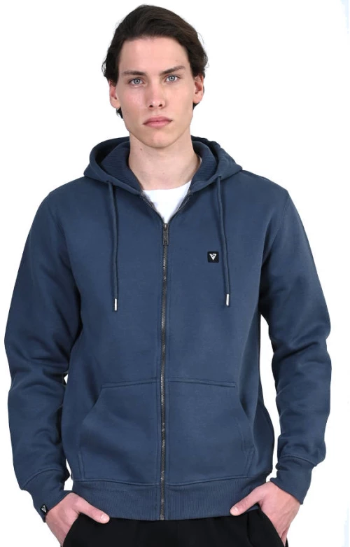 Ανδρική Ζακέτα Με Κουκούλα Φούτερ Magnetic North Basic Midnight Blue  Μπλε