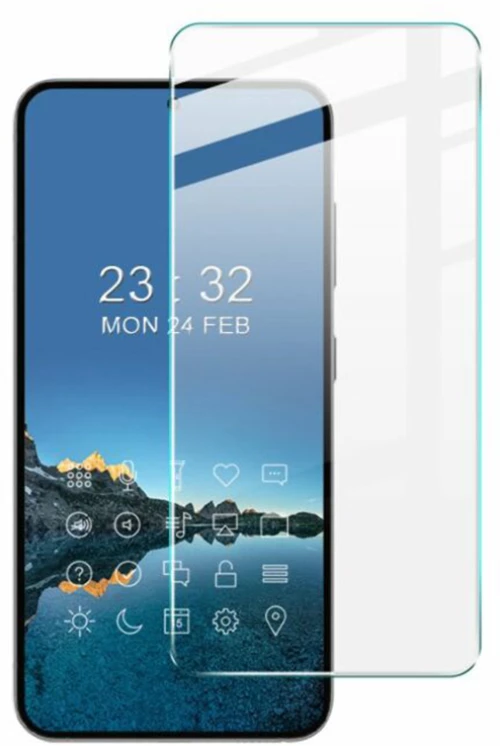 Tempered Glass Screen Protector (Fingerprint Unlock Available) for Samsung Galaxy S23 Transparent