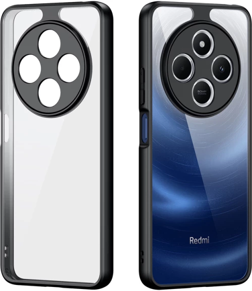 DUX DUCIS Aimo Series Matte Anti-drop TPU + PC Case for Xiaomi Redmi 14C/Poco C75 Black