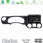 Clarion GL700 Series 8Core Android13 4+64GB Jeep Wrangler 2011-2014 Navigation Multimedia Tablet 9" Με Carplay & Android Auto U-GL7-JP0787