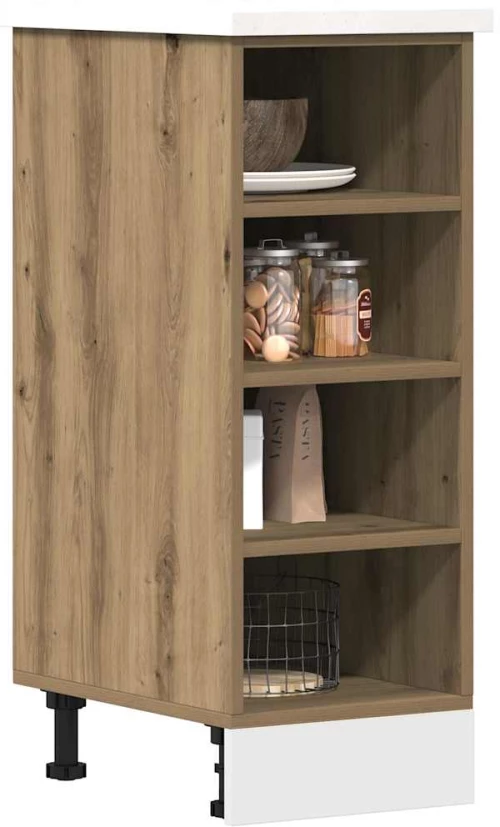 Κάτω ντουλάπι Artisan Oak 30x44,5x81,5 cm Κατασκευασμένο ξύλο artisan δρυς 854201
