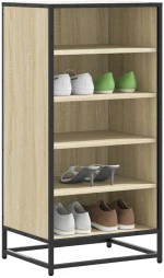 Παπουτσοθήκη Sonoma Δρυς 48x38x97,5 εκ. από Επεξεργασμένο Ξύλο Sonoma Δρυς 849205