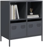 Ντουλάπι Ανθρακί 68x39x73,5 εκ. από Χάλυβα Ψυχρής Έλασης Ανθρακί 851360