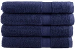 Πετσέτες Premium 4 Τεμ. Μπλε 100x200εκ. 600gsm 100% Βαμβάκι Μπλε 137270