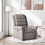 Πολυθρόνα Ανακλινόμενη Taupe Υφασμάτινη Taupe 4015643