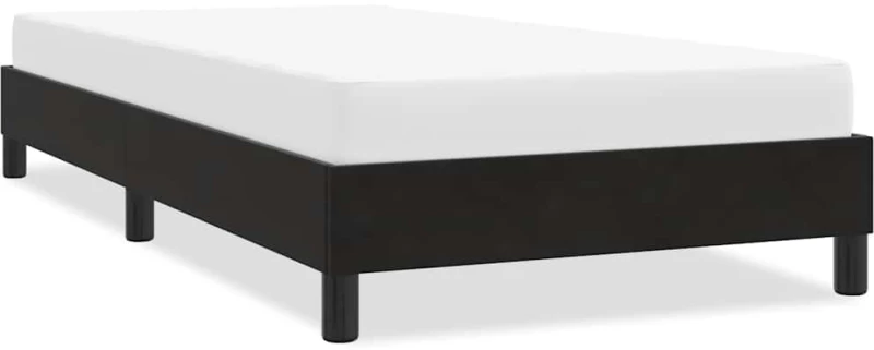 Πλαίσιο κρεβατιού χωρίς στρώμα Μαύρο 100x220 cm Βελούδινο Μαύρο 4101393