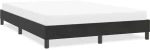 Πλαίσιο κρεβατιού χωρίς στρώμα Μαύρο 140x210 cm Βελούδινο Μαύρο 4101357