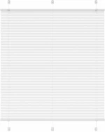 Πλισέ περσίδα Λευκό 115x100 cm Πλάτος υφάσματος 114,4 cm Λευκό 4015486