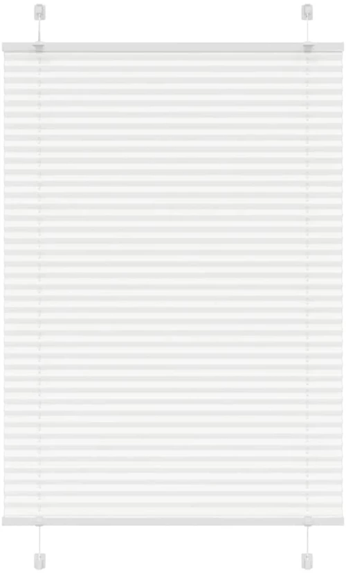 Πλισέ περσίδα Λευκό 90x100 cm Πλάτος υφάσματος 89,4 cm Λευκό 4015481