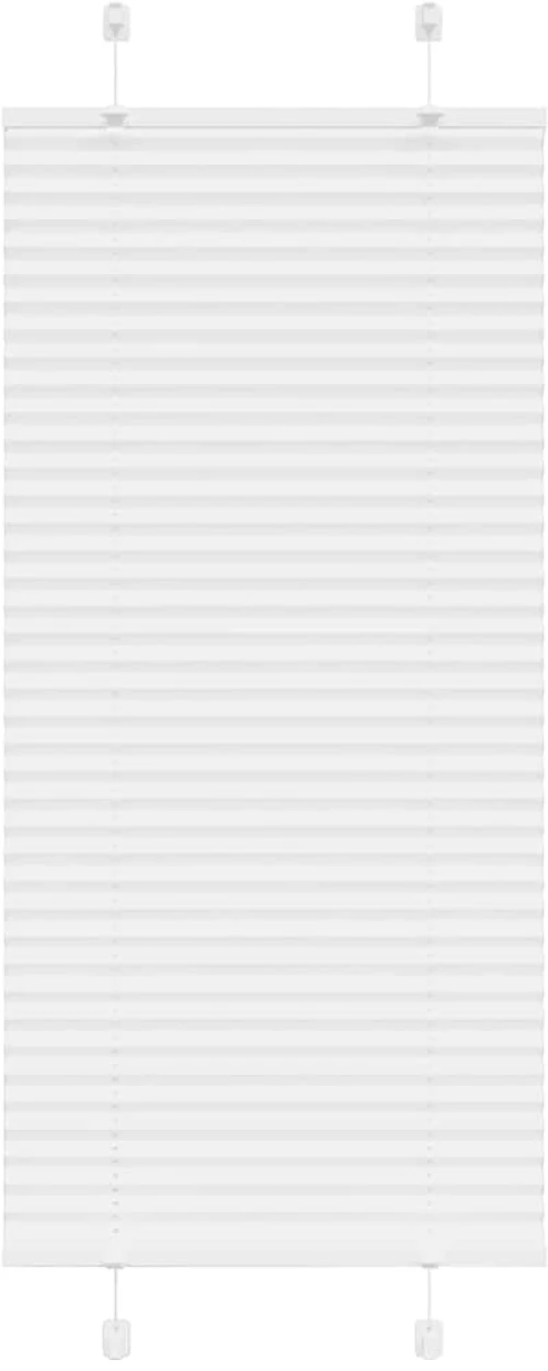 Πλισέ περσίδα Λευκό 65x100 cm Πλάτος υφάσματος 64,4 cm Λευκό 4015476
