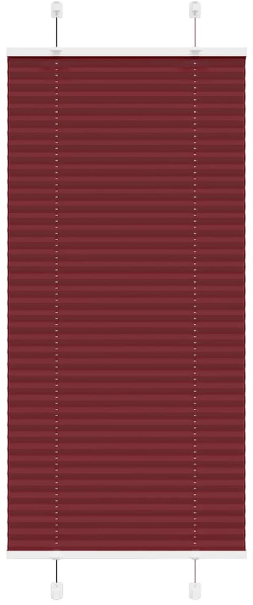 Πλισέ περσίδα Μπορντό κόκκινο 60x150 cm Πλάτος υφάσματος Μπορντό 4015237