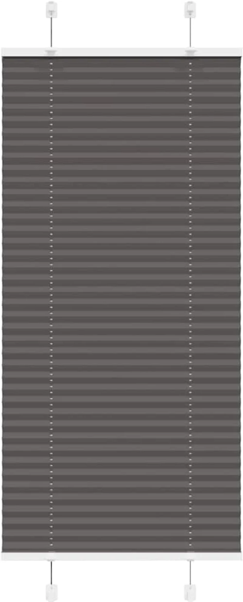 Πλισέ περσίδα Μαύρο 65x100 cm Πλάτος υφάσματος 64,4 cm Μαύρο 4015119