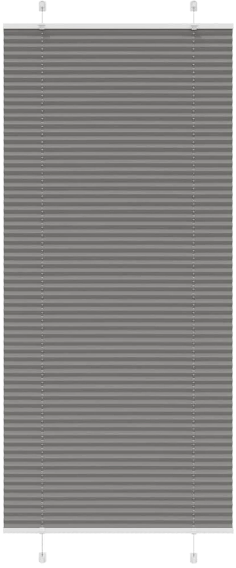 Πλισέ περσίδα Ανθρακί 95x200 cm Πλάτος υφάσματος 94,4 cm Ανθρακί 4015108