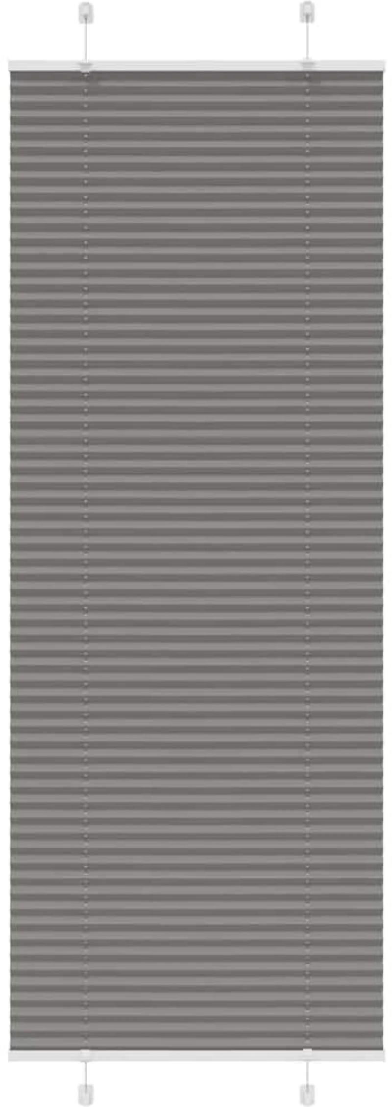 Πλισέ περσίδα Ανθρακί 70x200 cm Πλάτος υφάσματος 69,4 cm Ανθρακί 4015103