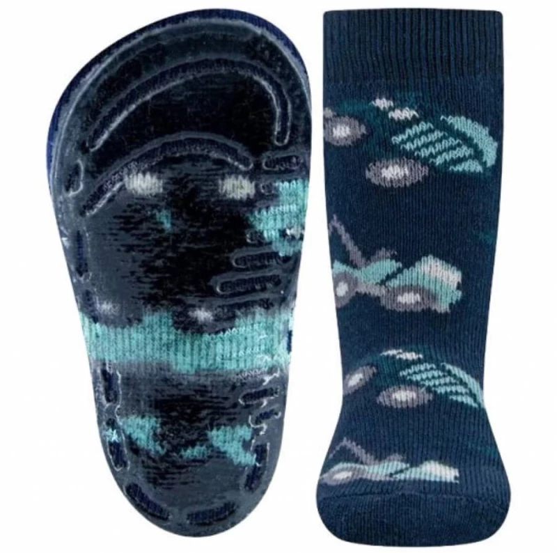 EWERS STOPPER SOCKS 221336-1139 SOFTSTEPS KIPPER BLEU
