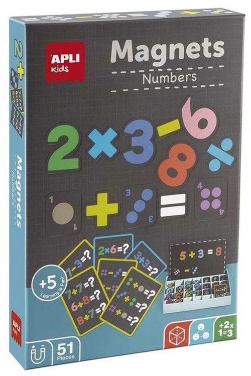 Apli Magnets Numbers 51pcs