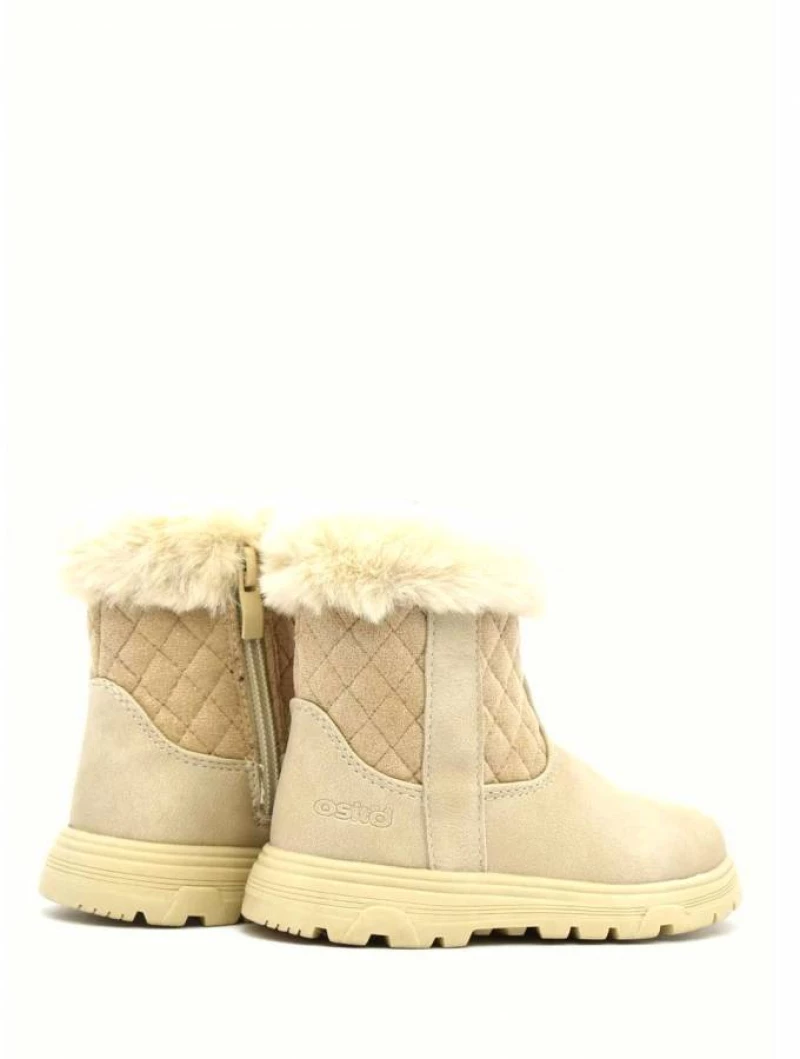 OSITO BY CONGUITOS BABY BOOTS PLUSH BEIGE OSSH 129008-BEIG