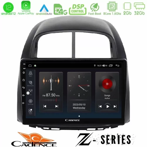 Cadence Z Series Daihatsu Sirion/Subaru Justy 8core Android12 2+32GB Navigation Multimedia Tablet 10" U-Z-DH0527