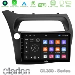 Clarion GL300 Series 4Core Android11 2+32GB Honda Civic Navigation Multimedia Tablet 9" Με Carplay & Android Auto U-GL3-HD0942