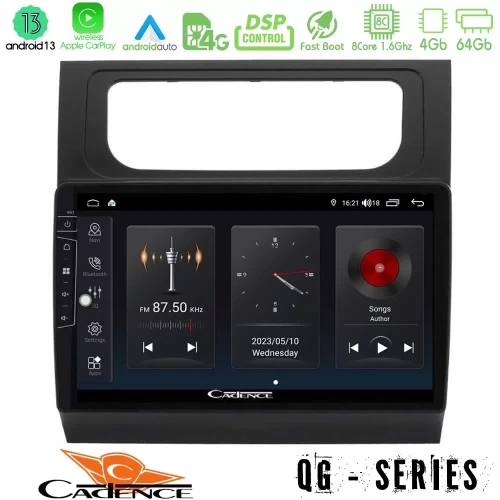 Cadence QG Series 8Core Android13 4+64GB VW Touran 2011-2015 Navigation Multimedia Tablet 10" U-QG-VW1002
