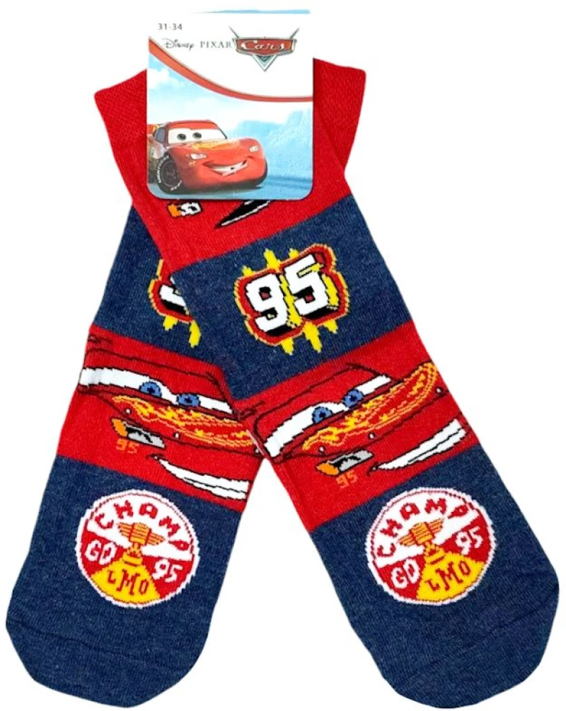 ΠΑΙΔΙΚΕΣ ΚΑΛΤΣΕΣ DISNEY MCQUEEN CR19009 ΚΟΚΚΙΝΟ (19-34)