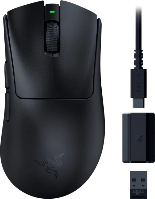 Razer DEATHADDER V3 HYPERSPEED – 55g Ultralight Wireless Gaming Mouse – 100h Battery – 26K DPI – 55g Ultralight Wireless Gaming Mouse – 100h Battery – 26K DPI
