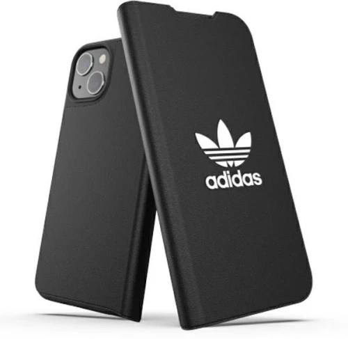Adidas OR Booklet Case BASIC iPhone 13 6.1 black and white / black white 47086