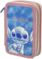 Disney Stitch triple pencil case