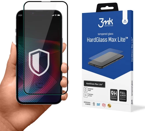 Tempered glass for iPhone 14 Pro 9H from the 3mk HardGlass Lite series
