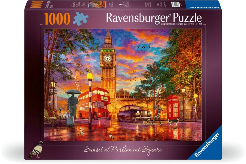 Ravensburger - Puzzle Sunset At Parliament Square 1000p (12000184) / Toys