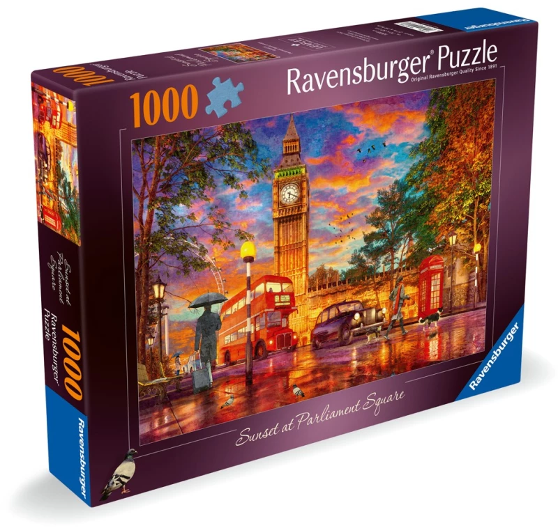 Ravensburger - Puzzle Sunset At Parliament Square 1000p (12000184) / Toys