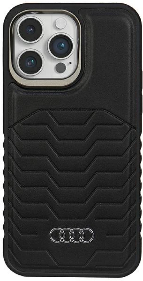 Audi Synthetic Leather case with MagSafe for iPhone 14 Pro - black