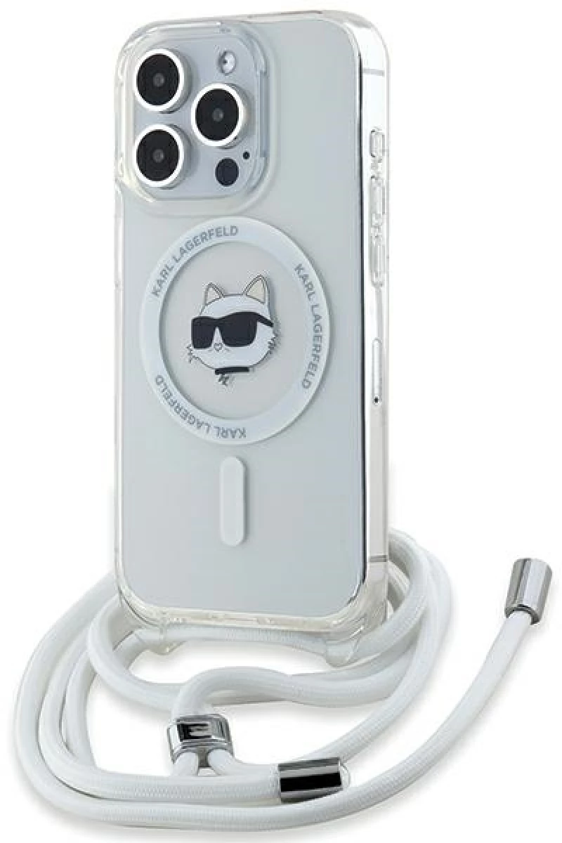 Karl Lagerfeld IML Choupette Head & Cord MagSafe case for iPhone 14 Pro Max - transparent