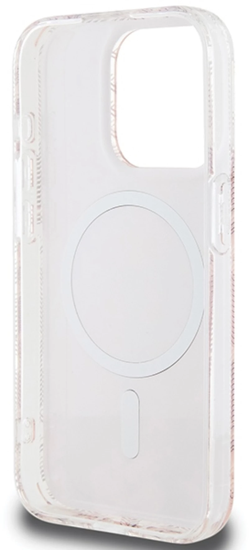 Guess IML GCube MagSafe case for iPhone 15 Pro Max - pink
