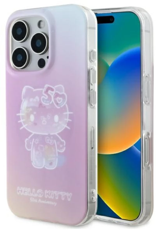 Hello Kitty IML 50th Anniversary Magsafe Case for iPhone 16 Pro Max - Pink