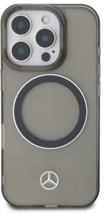 Mercedes MEHMP16X23HUOSK iPhone 16 Pro Max 6.9" black/black hardcase Silver Ring MagSafe
