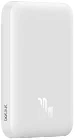 Baseus Magnetic Mini 6000mAh 20W Power Bank with Simple Series USB-C Cable - White