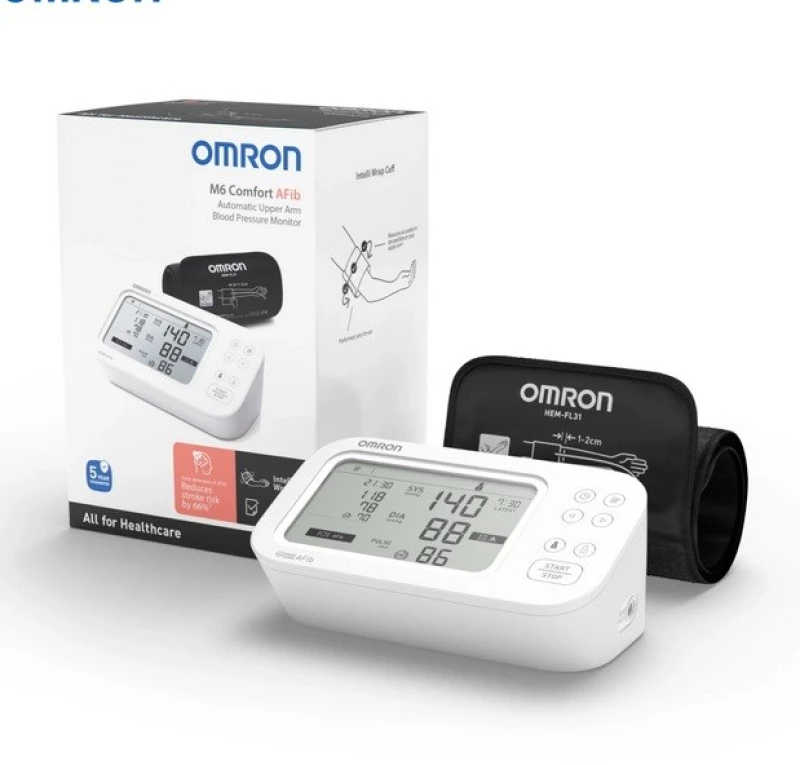 Omron M6 COMFORT AFIB upper arm blood pressure monitor