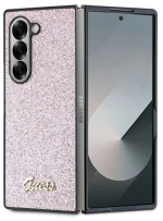 Guess 4G Glitter Script Case for Samsung Galaxy Z Fold 6 - Pink