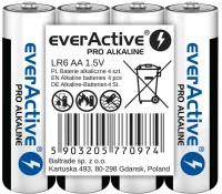 Alkaline batteries everActive Pro Alkaline LR6 AA - 4 pieces