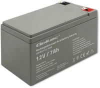 Qoltec 53076 AGM battery | 12V | 7Ah | max. 105A | Security