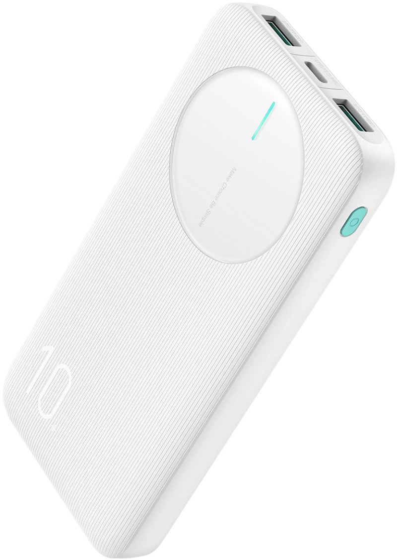 Powerbank Joyroom JR-PBF12 10000mAh 2.4A 2x USB-A 1x USB-C - white