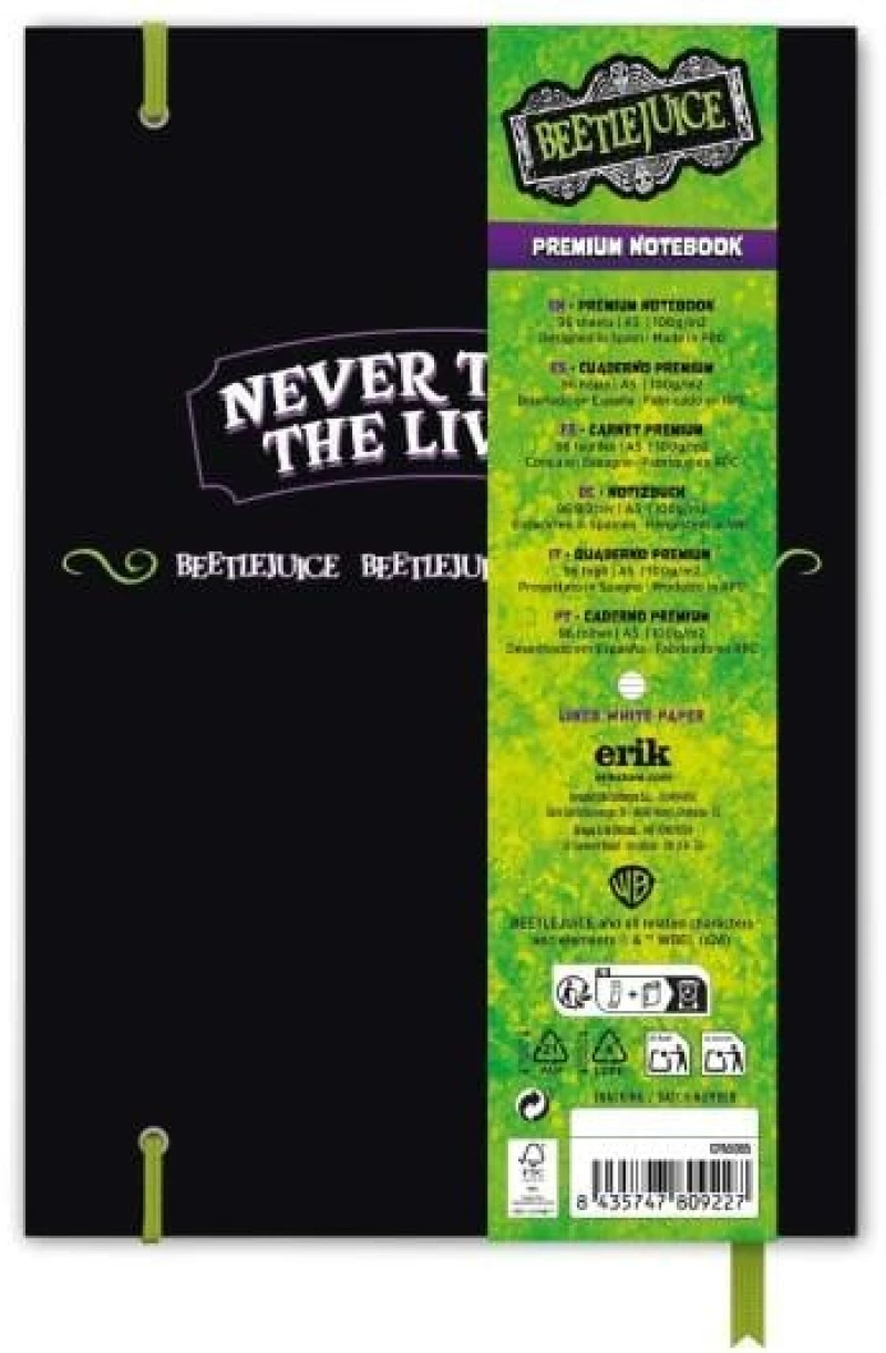 BEETLEJUICE - A5 Premium Notebook