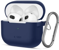 Tech-Protect Silicone Hook Case for Apple AirPods 3 - Blue