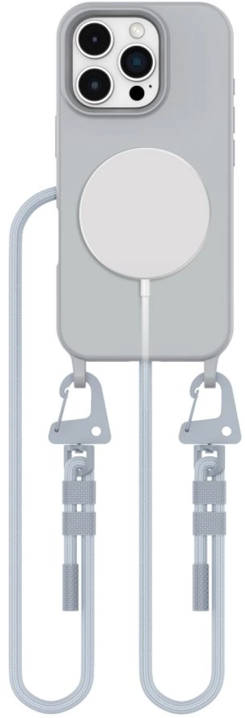 Tech-Protect MagNecklace MagSafe Case with Lanyard for iPhone 16 Pro Max - Gray