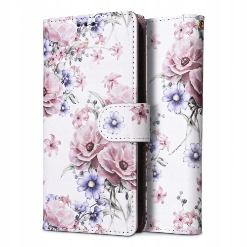 Tech-Protect Wallet Case for Samsung Galaxy A34 5G - Pink Flowers