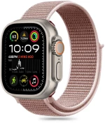 TECH-PROTECT NYLON Apple Watch 6 / 7 / 8 / 9 / 10 / SE / ULTRA 1 / 2 (44 / 45 / 46 / 49 MM) DUSTY ROSE