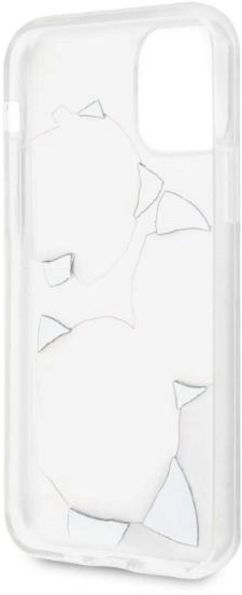 Guess GUHCN58ROSTRT iPhone 11 Pro transparent hardcase Flower Desire Pink & White Rose