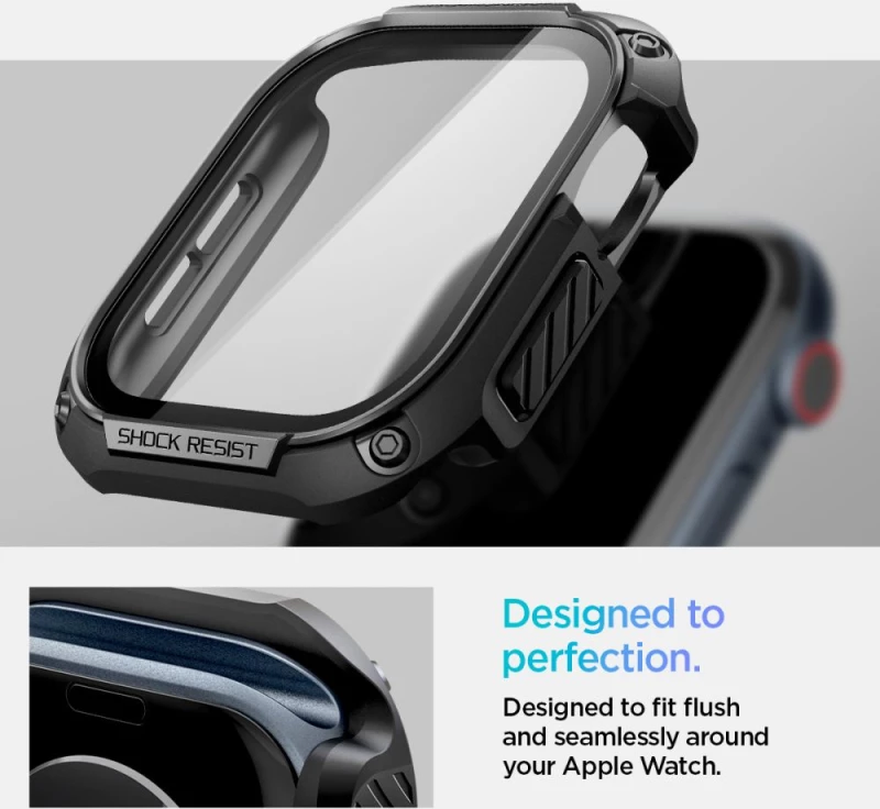 Spigen Tough Armor Case for Apple Watch 10 46mm - Black