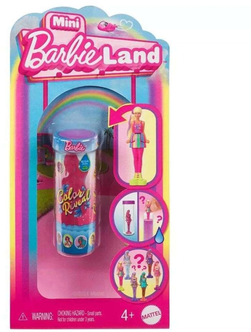 MATTEL BARBIE MINI BARBIELAND COLOR REVEAL ΚΟΥΚΛΑ ΕΚΠΛΗΞΗ HYF28